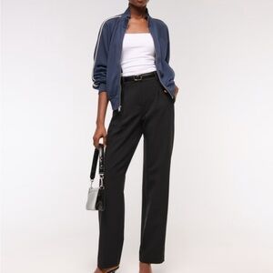 A&F Quinn Tailored Straight Pant